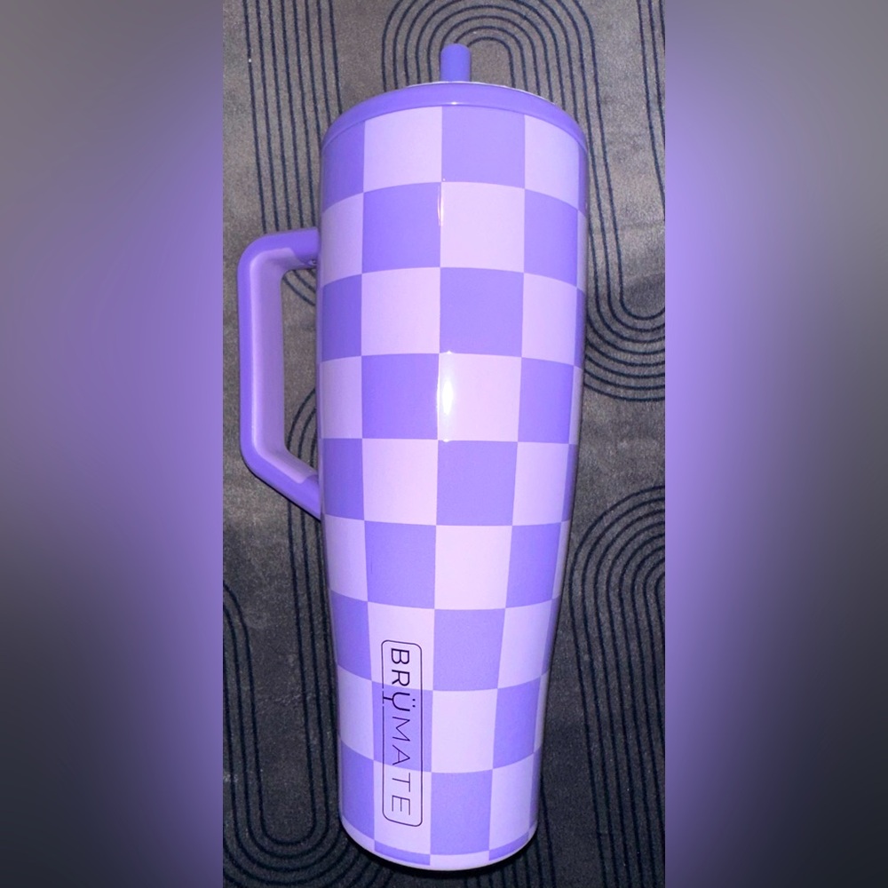 BrüMate Purple Checkered